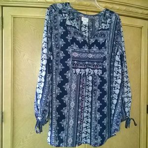 Liz Claiborne sheer blouse